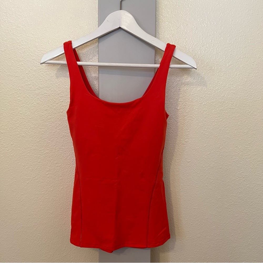 Size 4 red lululemon yoga tank